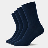 Business Socken mit Rippstruktur - Socken - Navy
