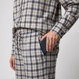 Flanell Schlafanzug Set Damen - Kleidung - Praktische Seitentaschen
