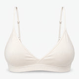 Seamless Triangel Bralette - Oberteile - Cremeweiß