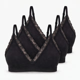 {"alt": "Seamless Spitzen Bralette - Oberteile - Schwarz", "quantity":"3"}