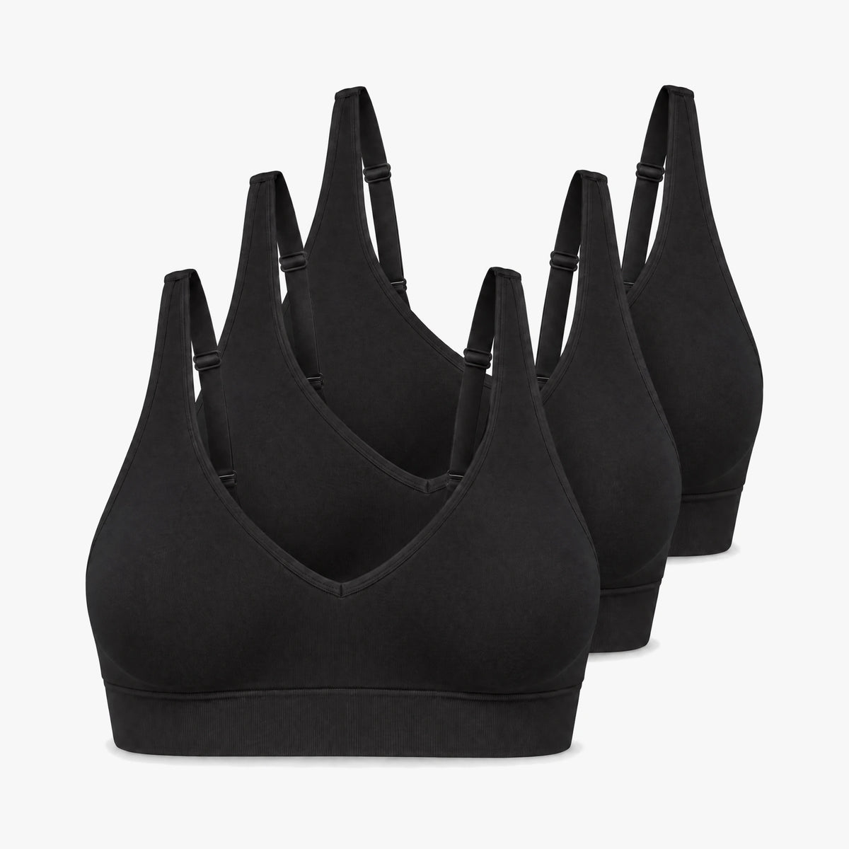 {"alt": "Shaping BH mit tiefem V-Ausschnitt - Oberteile - Schwarz", "quantity":"3"}