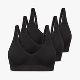{"alt": "Shaping BH mit tiefem V-Ausschnitt - Oberteile - Schwarz", "quantity":"3"}