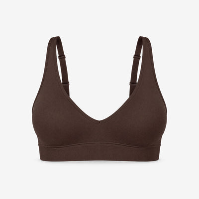 Shaping BH mit tiefem V-Ausschnitt - Oberteile - Coffee Bean