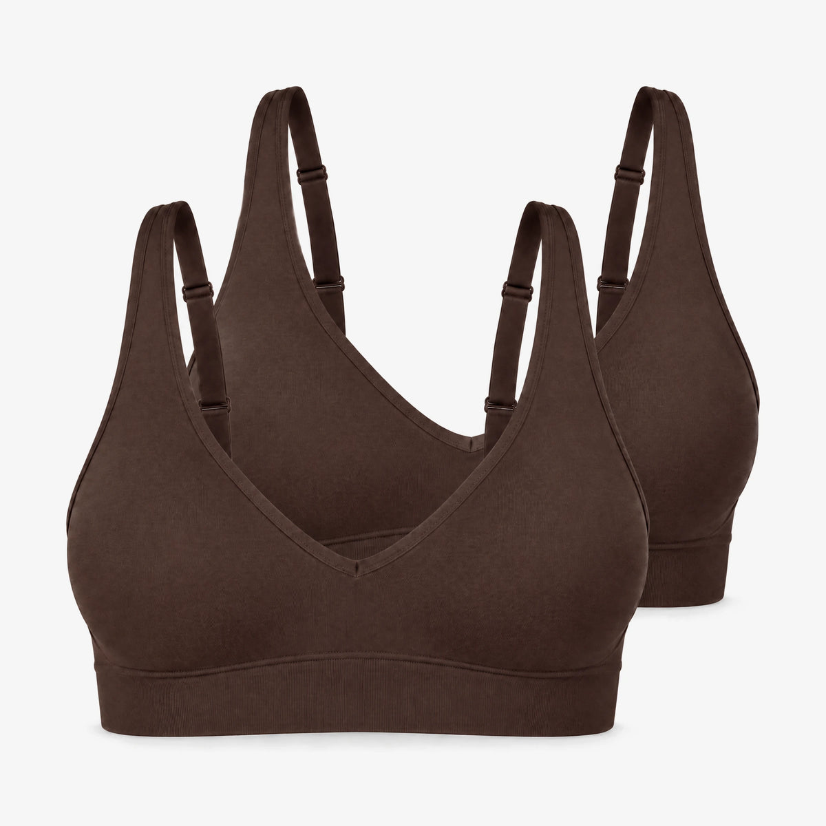 {"alt": "Shaping BH mit tiefem V-Ausschnitt - Oberteile - Coffee Bean", "quantity":"2"}