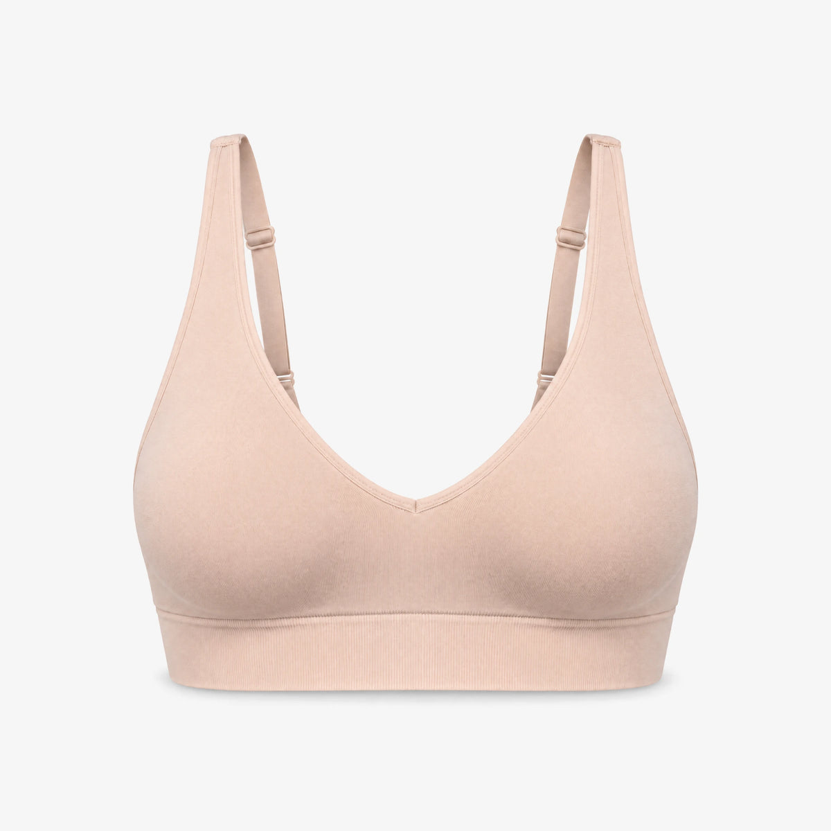 Shaping BH mit tiefem V-Ausschnitt - Oberteile - Beige