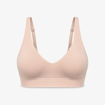 Shaping BH mit tiefem V-Ausschnitt - Oberteile - Beige