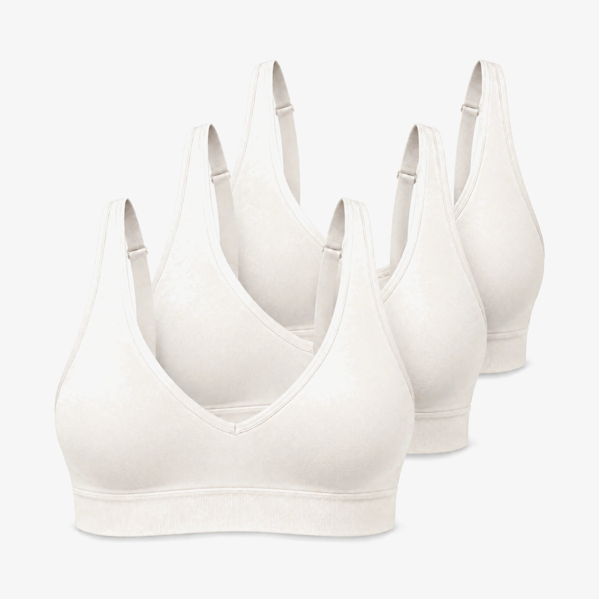 {"alt": "Shaping BH mit tiefem V-Ausschnitt - Oberteile - Cremeweiß", "quantity":"3"}