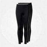 {"alt": "High Waist Leggings mit Retro Kontraststreifen - Hosen - Schwarz", "quantity":"3"}