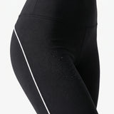 High Waist Leggings mit Retro Kontraststreifen - Hosen - Retro-Look mit Contouring