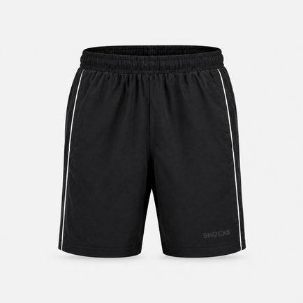 Sport Shorts Herren mit Kontraststreifen - Hosen - Schwarz
