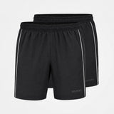 {"alt": "Sport Shorts Herren mit Kontraststreifen - Hosen - Schwarz", "quantity":"2"}