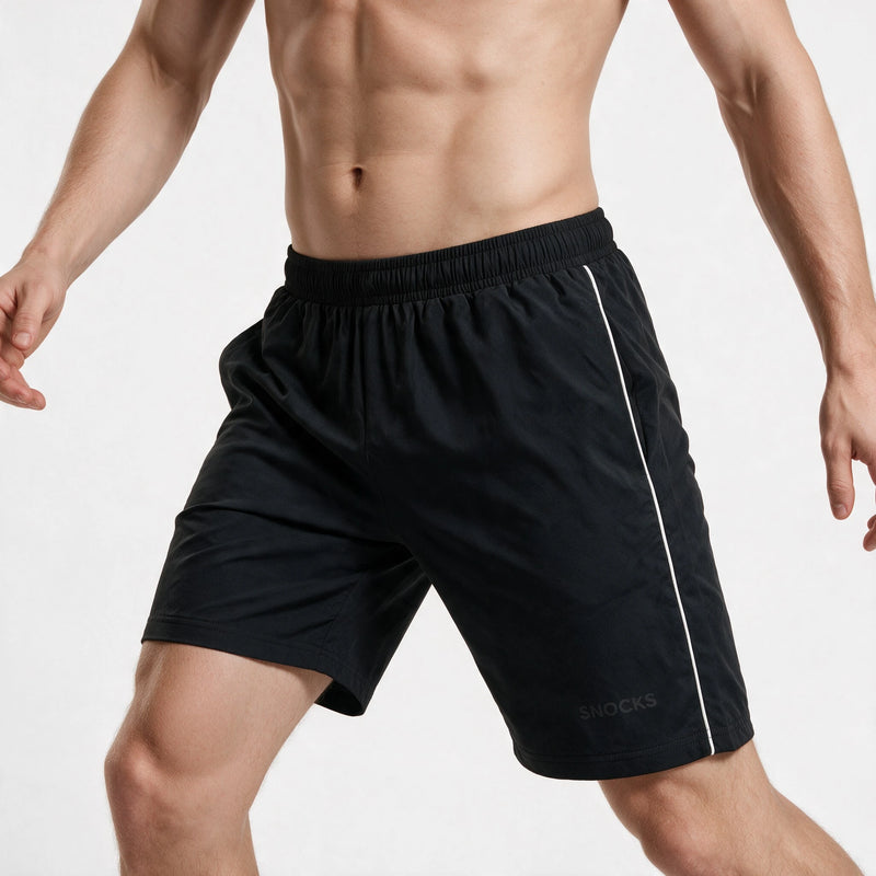 Sport Shorts Herren mit Kontraststreifen - Hosen - Volle Bewegungsfreiheit