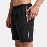 Sport Shorts Herren mit Kontraststreifen - Hosen - Sichere Seitentaschen