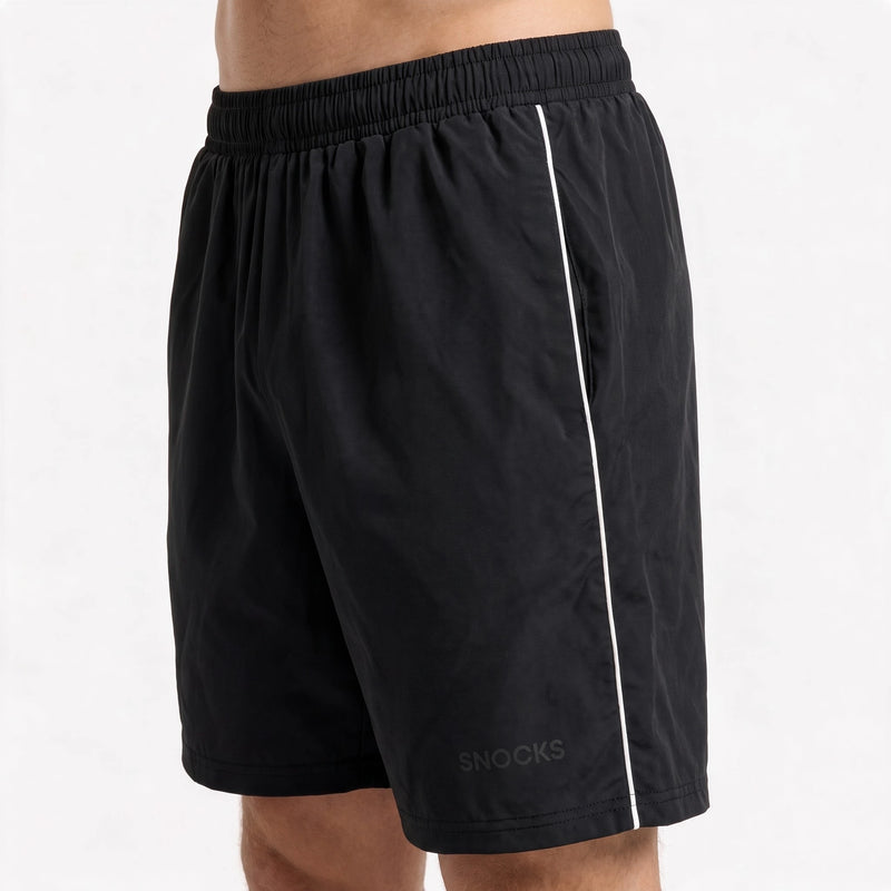 Sport Shorts Herren mit Kontraststreifen - Hosen - Kontrast-Piping