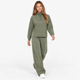 Sweatshirt Supersoft mit Quarter Zip Damen - Oberteile - Bereit für deinen Alltag