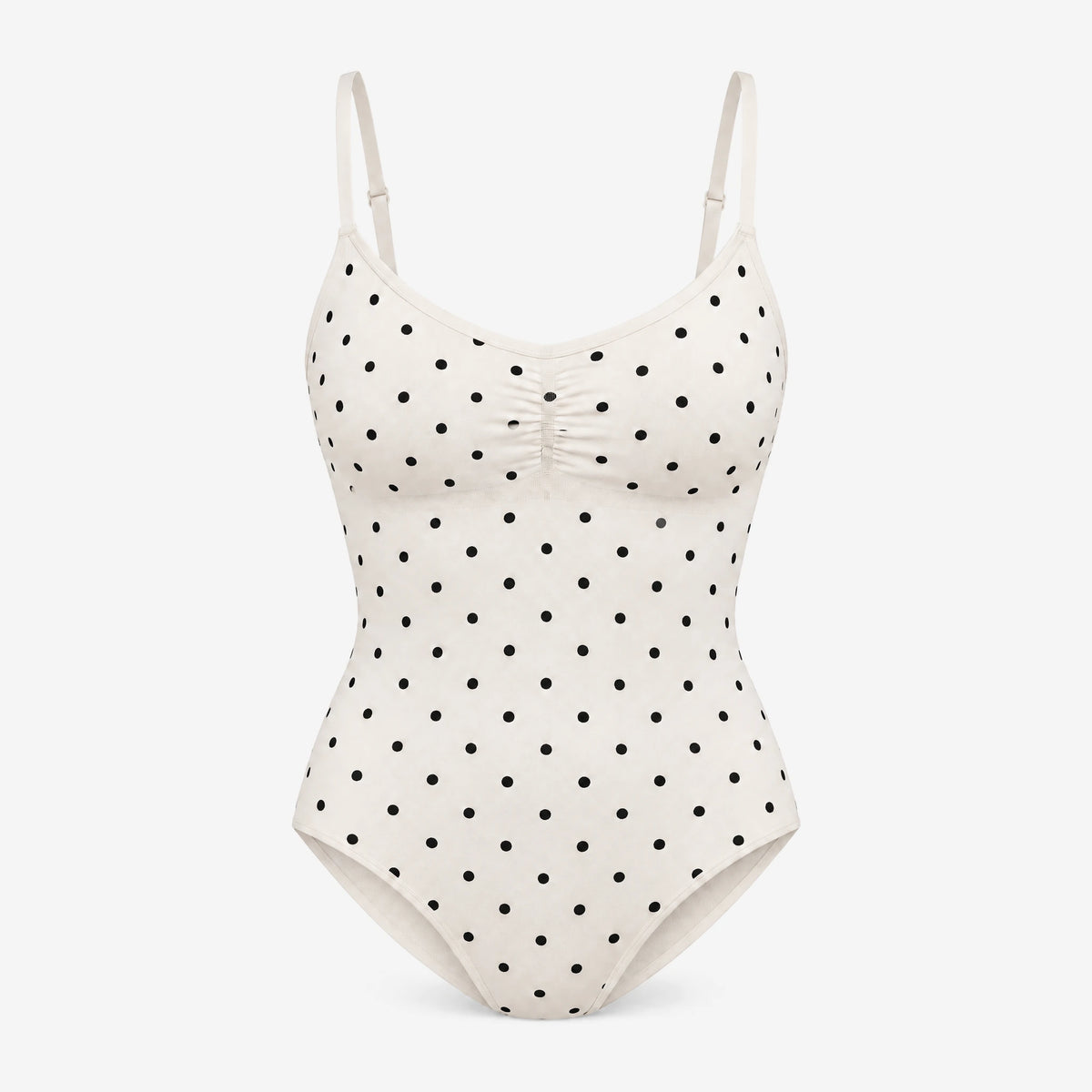 Shaping Body Slip Seamless - Oberteile - Cremeweiß mit schwarzen Punkten