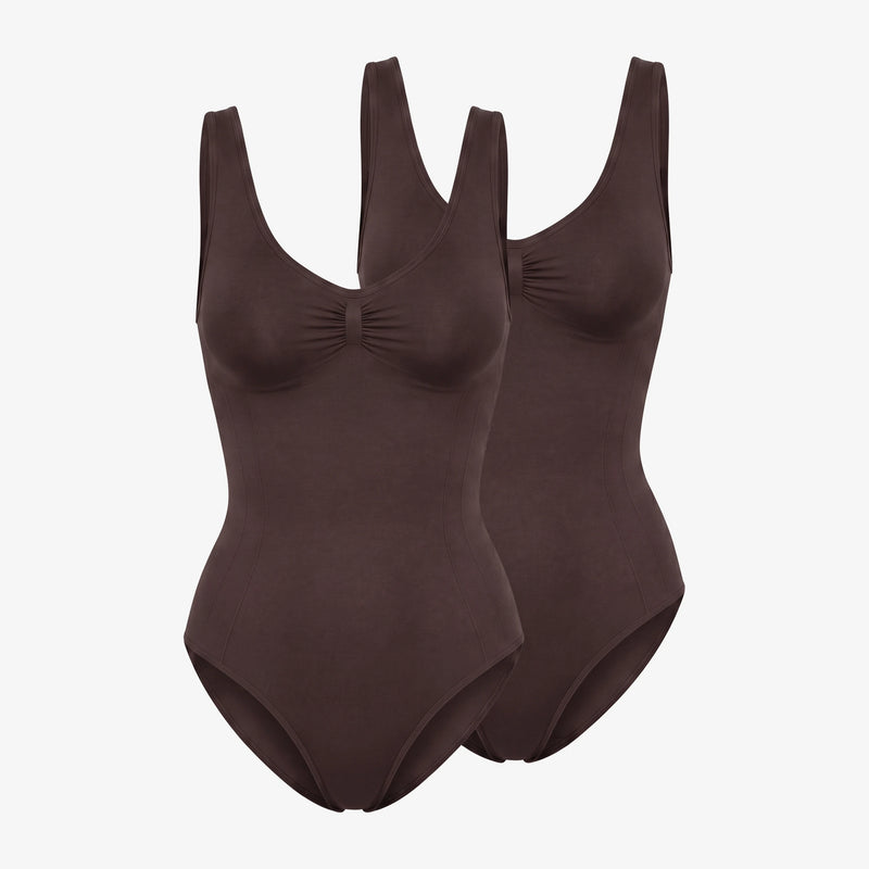 {"alt": "Shaping Body mit breiten Trägern - Oberteile - Coffee Bean", "quantity":"2"}