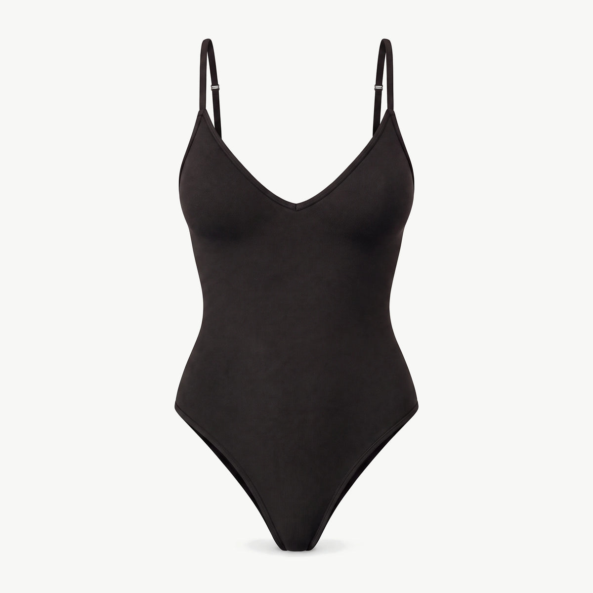 Seamless String Body mit Cups - Oberteile - Schwarz