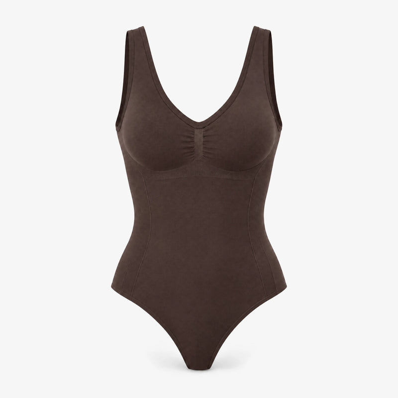Stark formender Shaping Body mit Cups - Oberteile - Coffee Bean