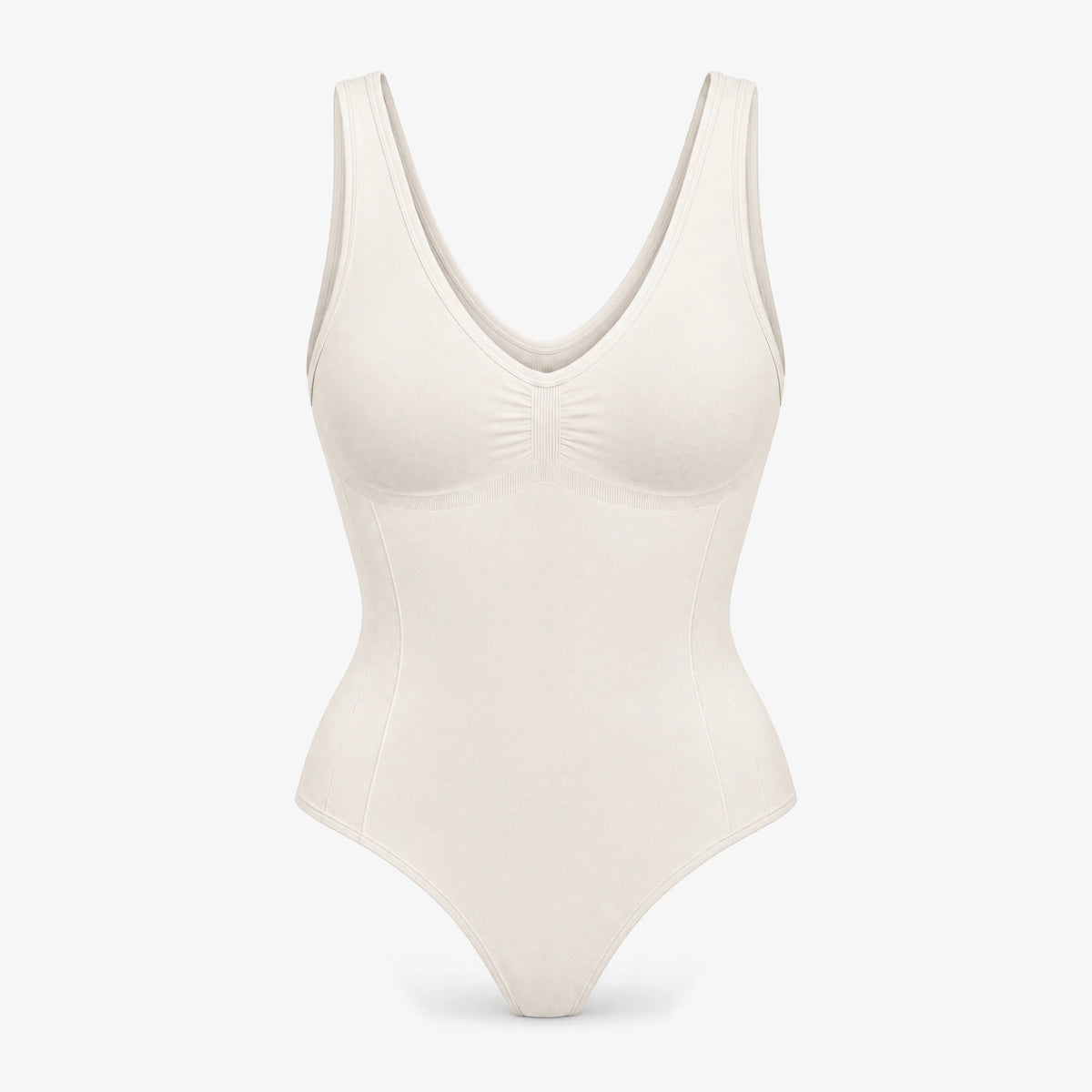 Stark formender Shaping Body mit Cups - Oberteile - Cremeweiß