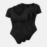 {"alt": "Shaping Body Kurzarm mit String - Oberteile - Black", "quantity":"3"}