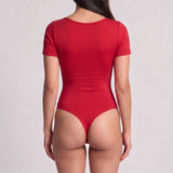 Shaping Body Kurzarm mit String - Oberteile - Unsichtbarer Tanga-Schnitt