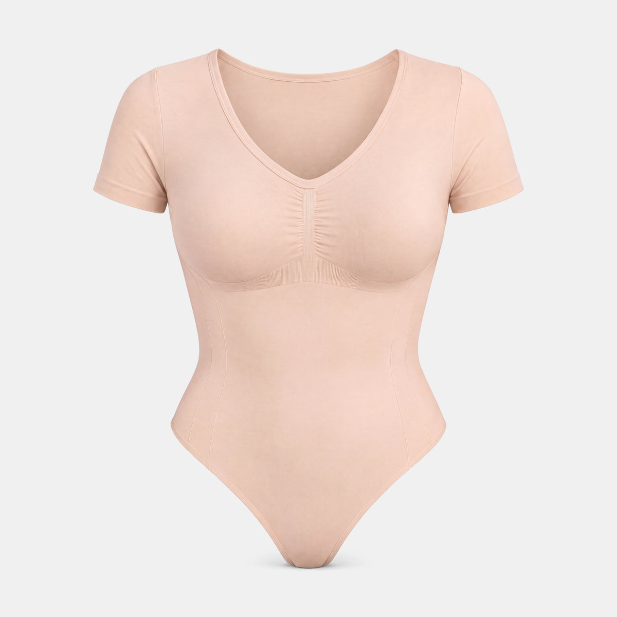Shaping Body Kurzarm mit String - Oberteile - Ivory