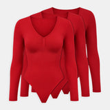 {"alt": "Shaping Body Langarm mit String - Oberteile - Classic Red", "quantity":"3"}