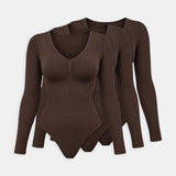 {"alt": "Shaping Body Langarm mit String - Oberteile - Coffee Bean", "quantity":"3"}