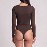 Shaping Body Langarm mit String - Oberteile - Bequemer Tanga-Schnitt