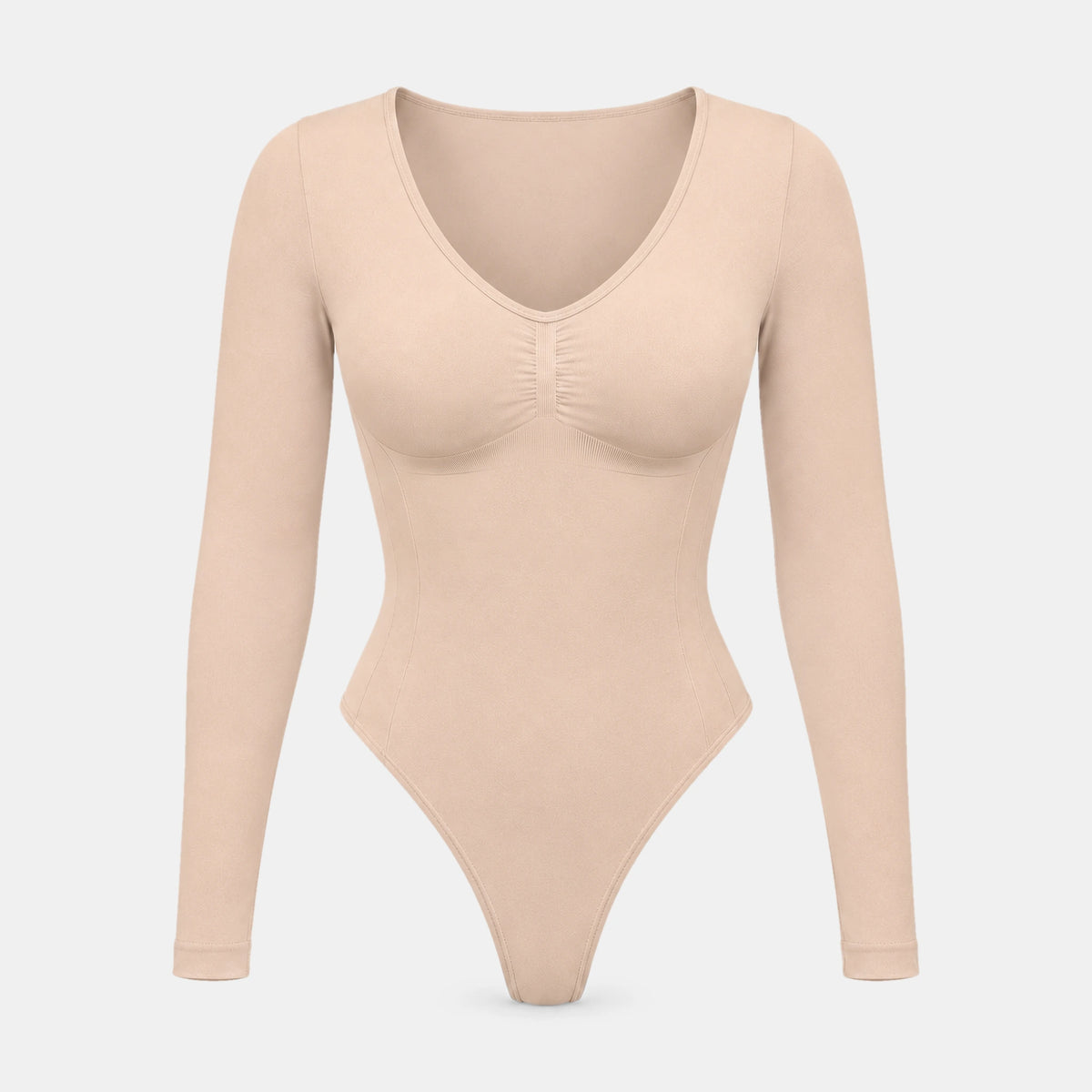 Shaping Body Langarm mit String - Oberteile - Ivory