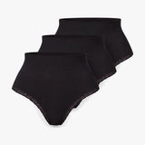 {"alt": "Shaping High Waist String mit Spitze - Unterhosen - Schwarz", "quantity":"3"}
