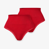 {"alt": "Shaping High Waist String mit Spitze - Unterhosen - Classic Red", "quantity":"2"}