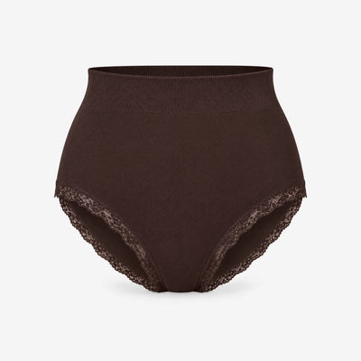 Shaping Taillenslip mit Spitze - Unterhosen - Coffee Bean