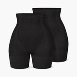 {"alt": "Stark formende Shaping Shorts High Waist - Unterhosen - Schwarz", "quantity":"2"}