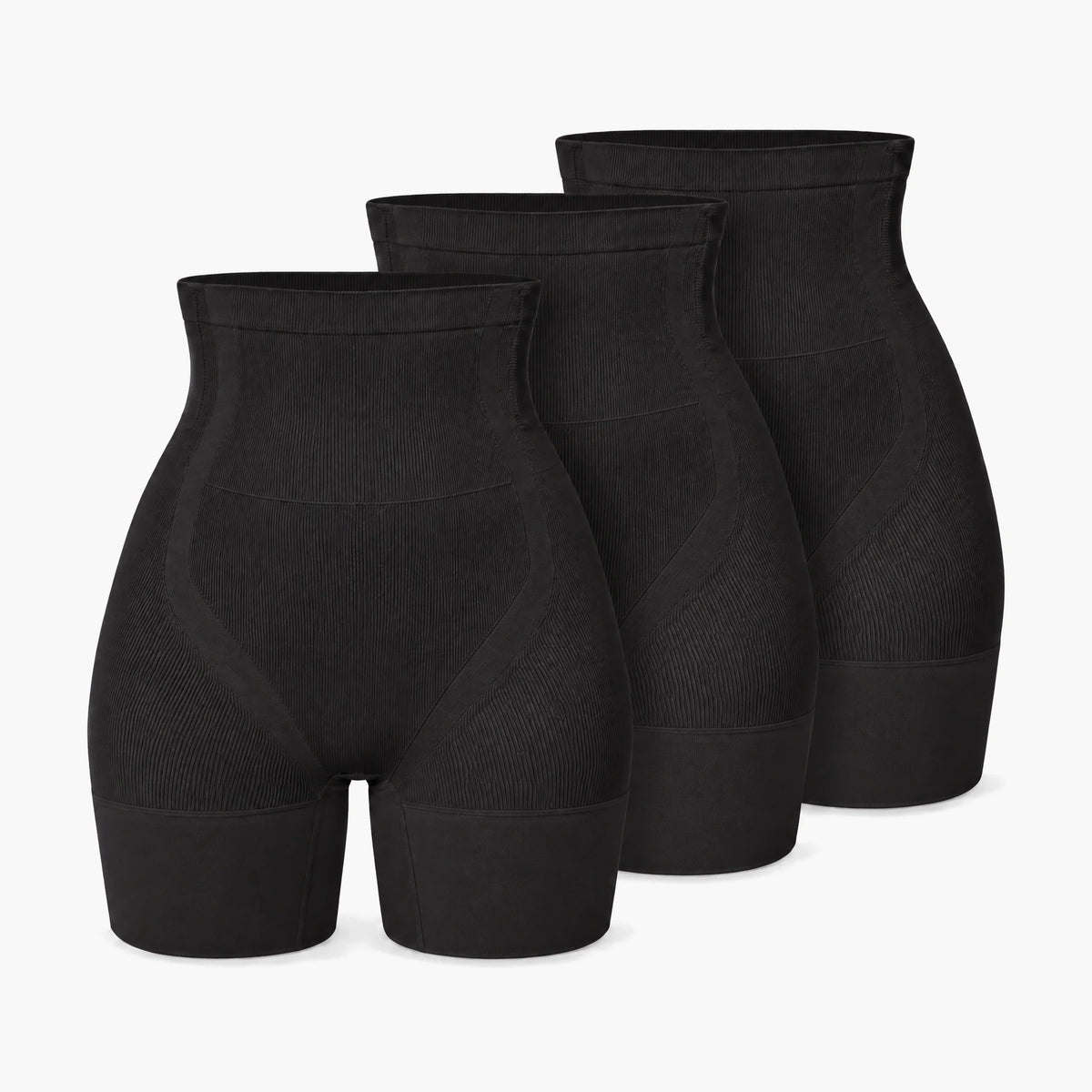 {"alt": "Stark formende Shaping Shorts High Waist - Unterhosen - Schwarz", "quantity":"3"}