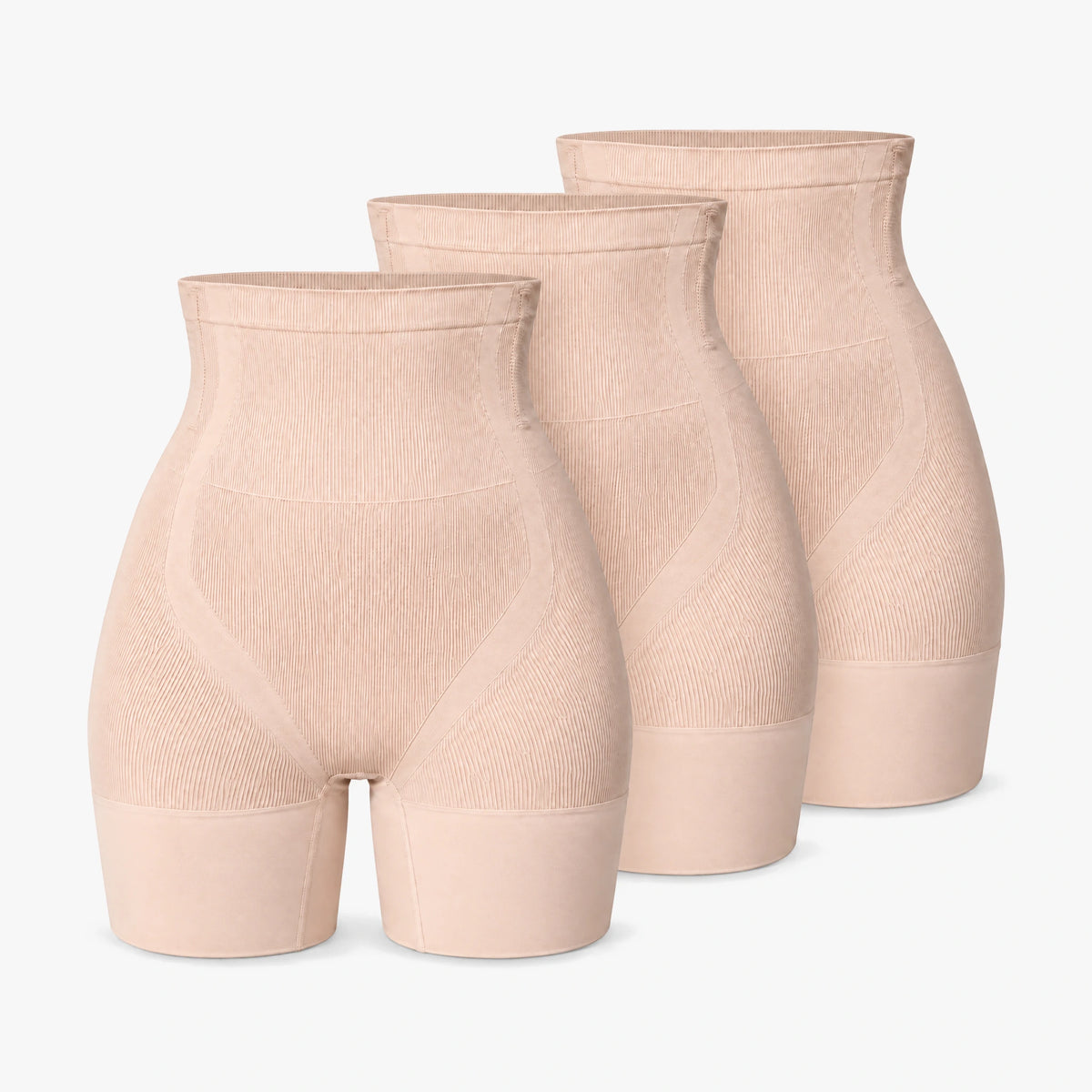 {"alt": "Stark formende Shaping Shorts High Waist - Unterhosen - Beige", "quantity":"3"}
