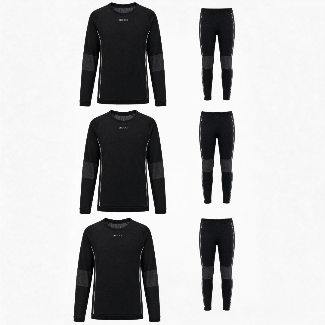 {"alt": "Thermounterwäschen Set Kinder - Kleidung - Schwarz", "quantity":"3"}