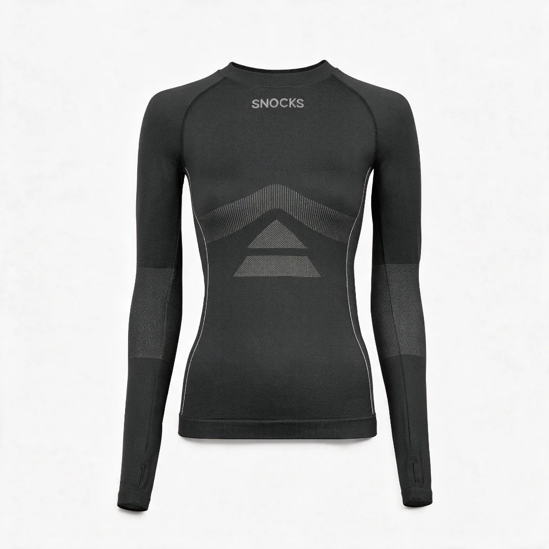 Thermo Longsleeve Damen - Kleidung - Dunkelgrau