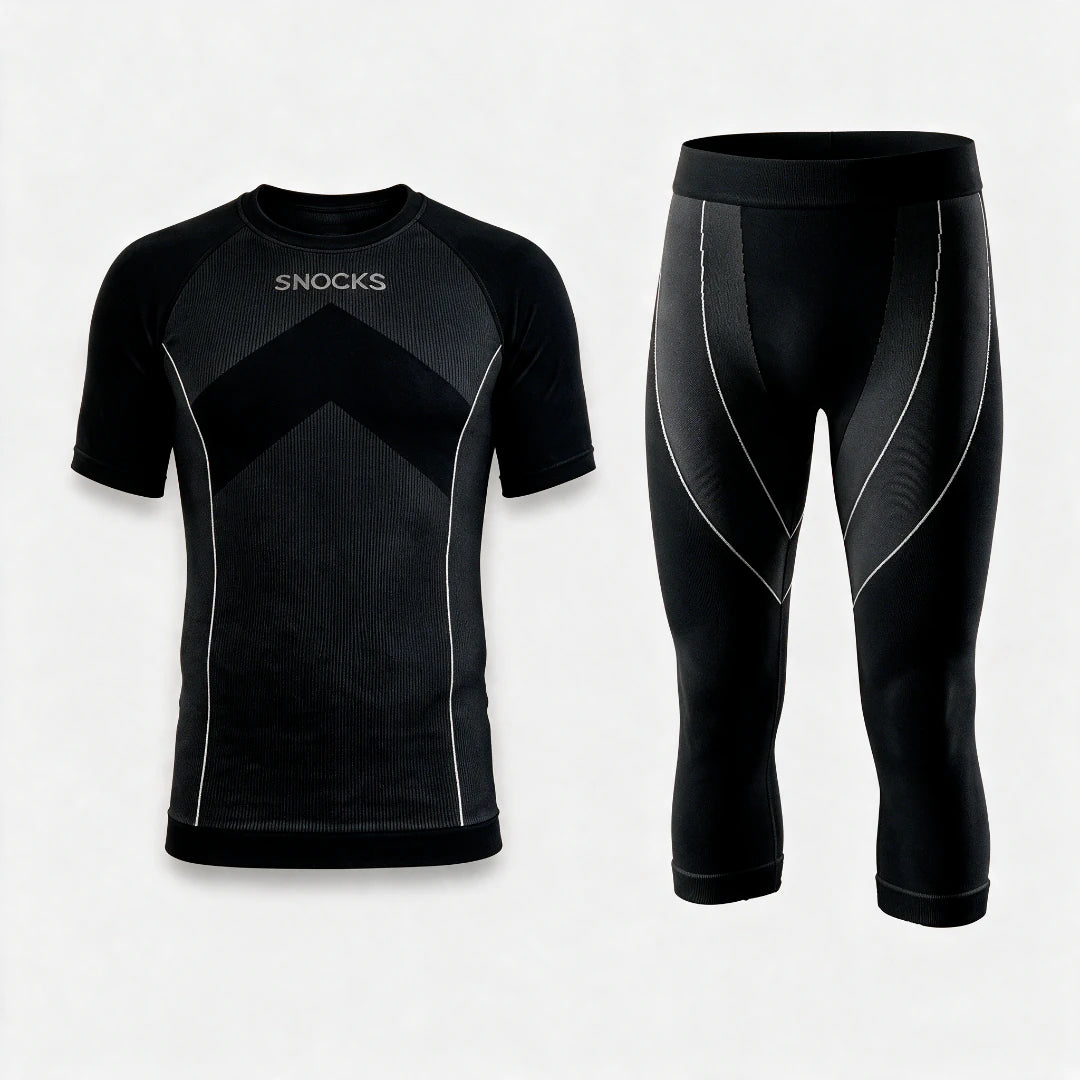 Thermounterwäsche Herren 3/4 - Kleidung - Schwarz