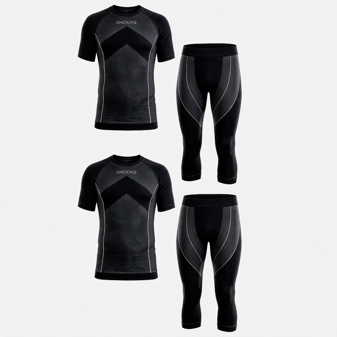 {"alt": "Thermounterwäsche Herren 3/4 - Kleidung - Schwarz", "quantity":"2"}