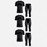 {"alt": "Thermounterwäsche Herren 3/4 - Kleidung - Schwarz", "quantity":"3"}