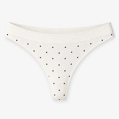 Seamless Strings - Unterhosen - Cremeweiß mit schwarzen Pünktchen