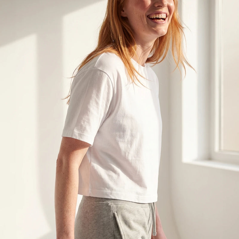 T-shirt court femme | Blanc
