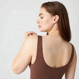 Shaping Body mit breiten Trägern | Braun