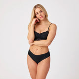 Brazilian Slips mit Spitze | Mix (Apricot/Grün/Schwarz)