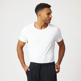 Unterhemd Rundhals extra lang | Dunkelblau