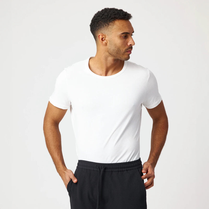 Unterhemd Rundhals extra lang | Dunkelblau