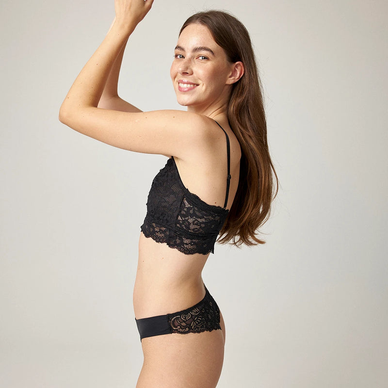 Seamless Tanga mit Spitze - Unterhosen - Perfekter Mix