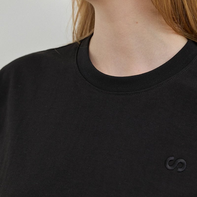 T-Shirt Cropped Damen - Oberteile - Rundhals